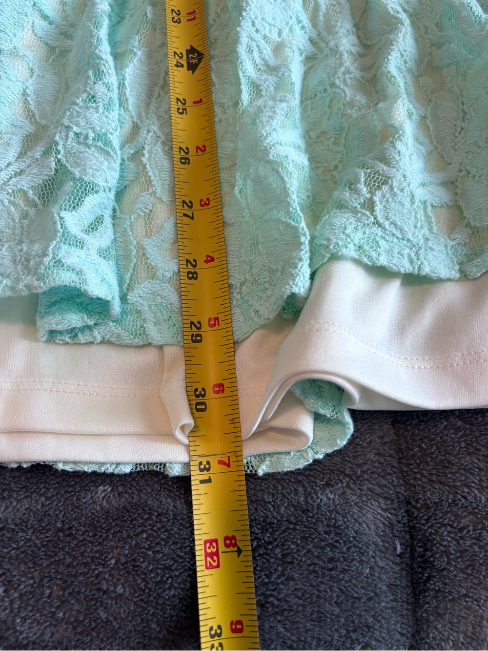 Seafoam Green Sweetheart Skater Dress - Size Medium - Exhilaration - Picture 10 of 11